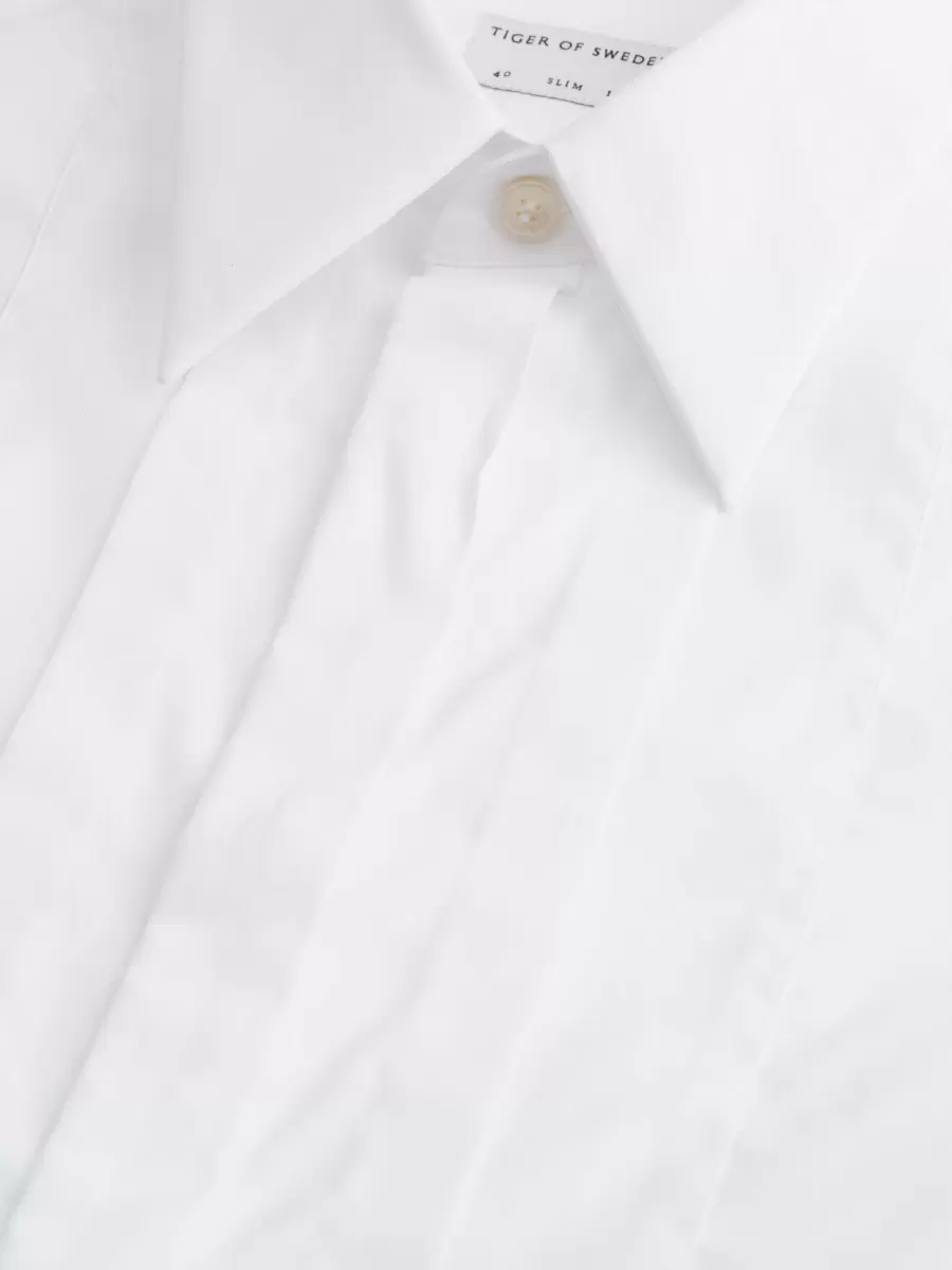Produktstandard Herren Tiger Of Sweden Pure White Hemden Duune Hemd - 4