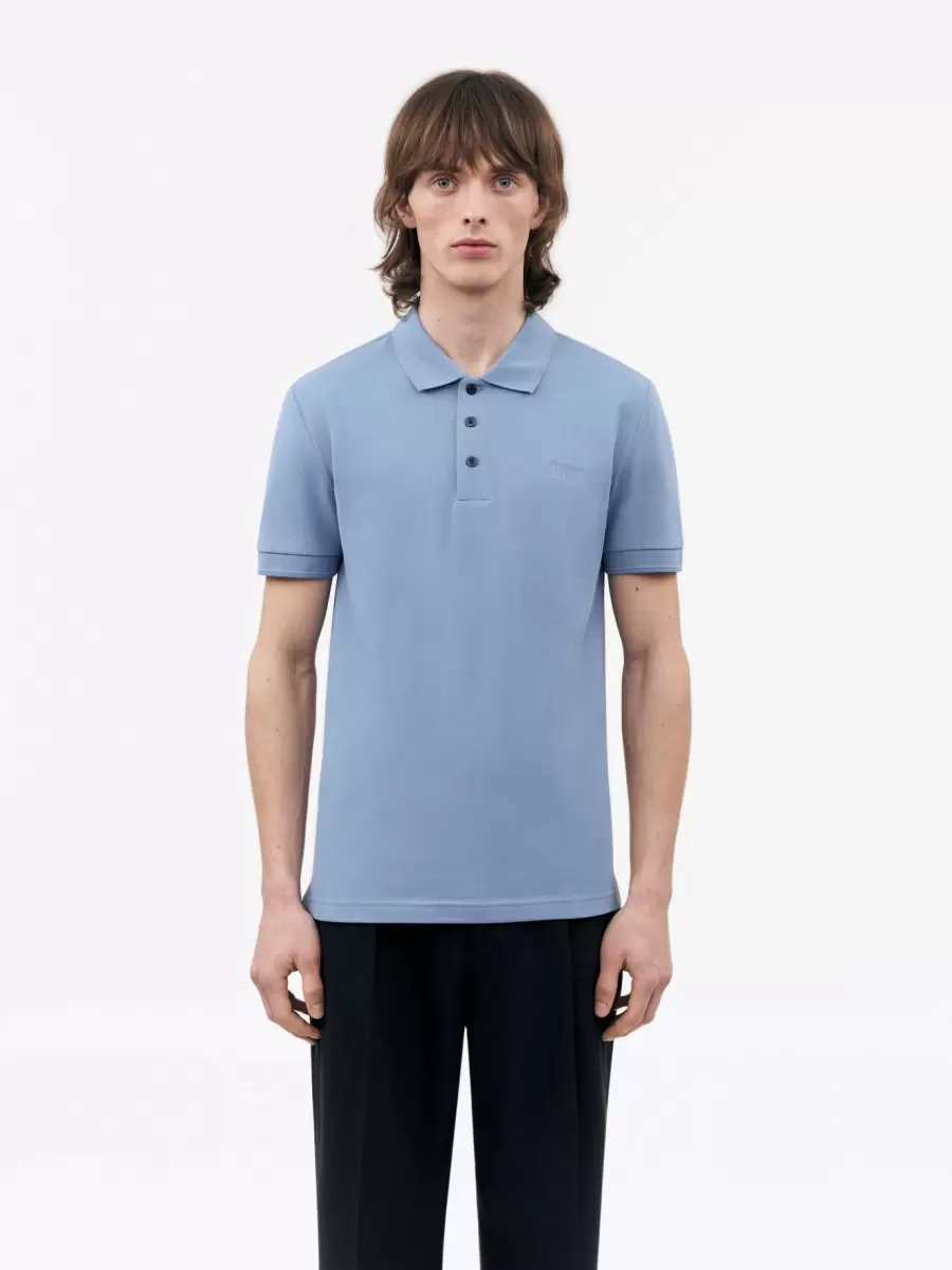 Country Blue Verkaufspreis Tiger Of Sweden Darios Polohemd Herren T-Shirts - 4