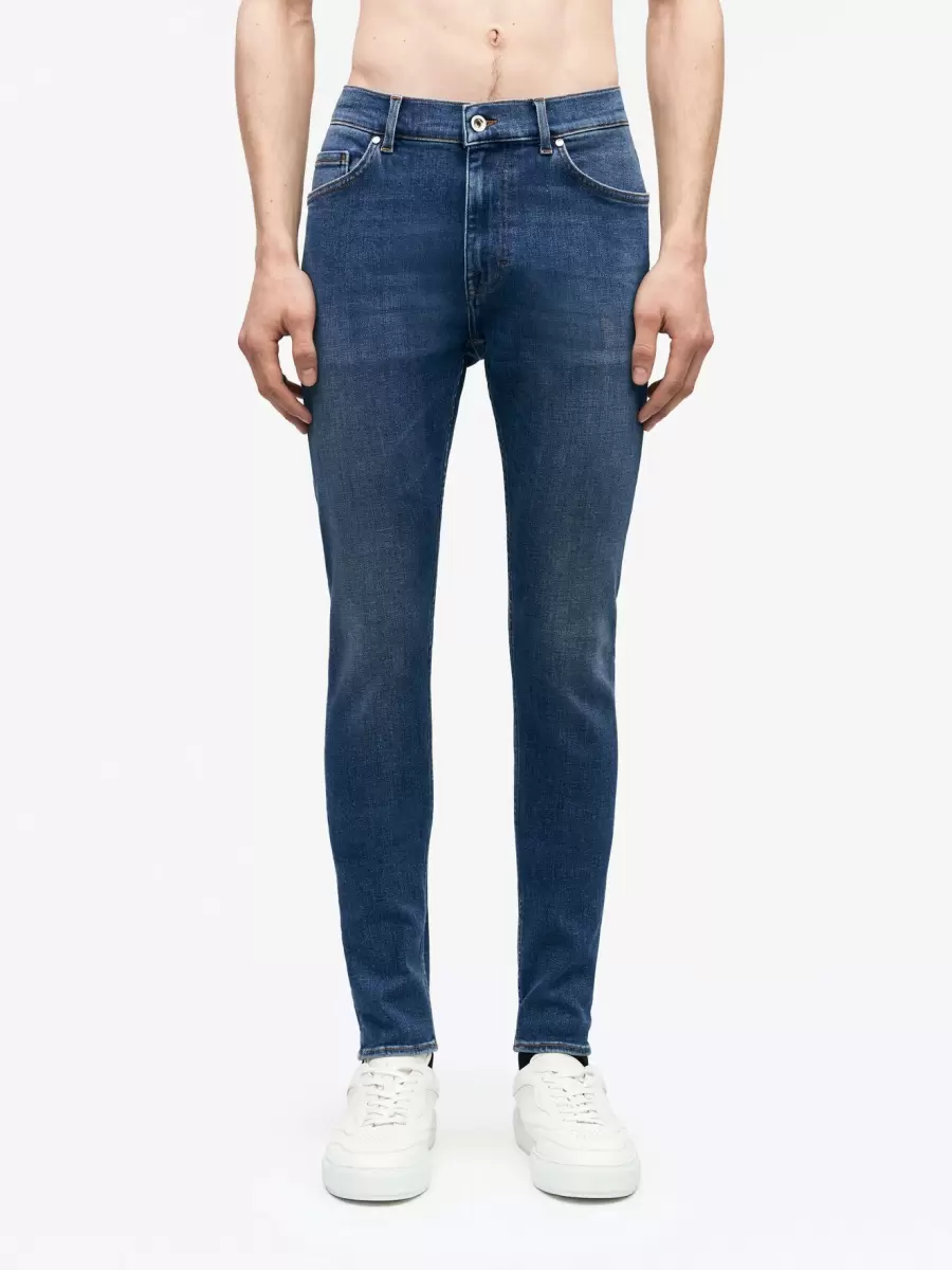 Herren Medium Blue Jeans Tiger Of Sweden Evolve Jeans Rabattaktion