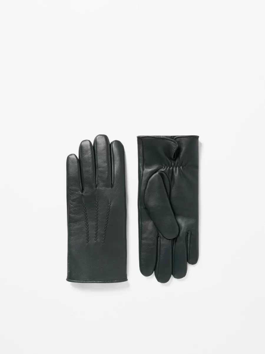 Geron Handschuh Beanies & Handschuhe Black Green Tiger Of Sweden Herren Material