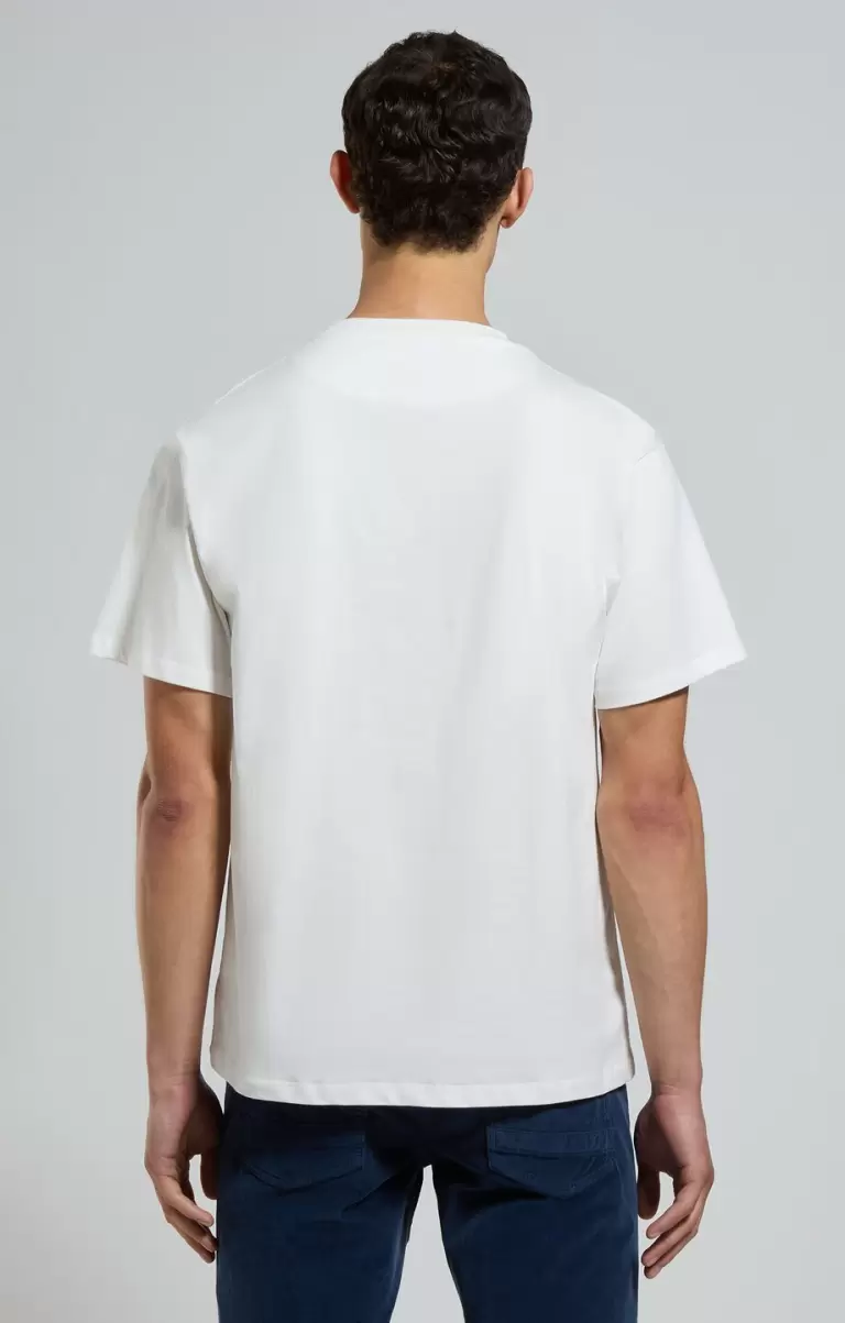 Men's T-Shirt With Port Print Vanilla Ice Bikkembergs T-Shirts Mann - 2