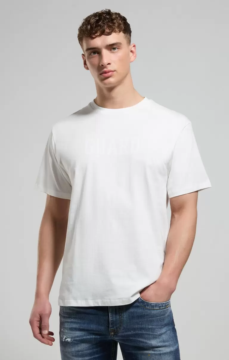 Vanilla Ice T-Shirts Men's T-Shirt With Chain Print Mann Bikkembergs - 4