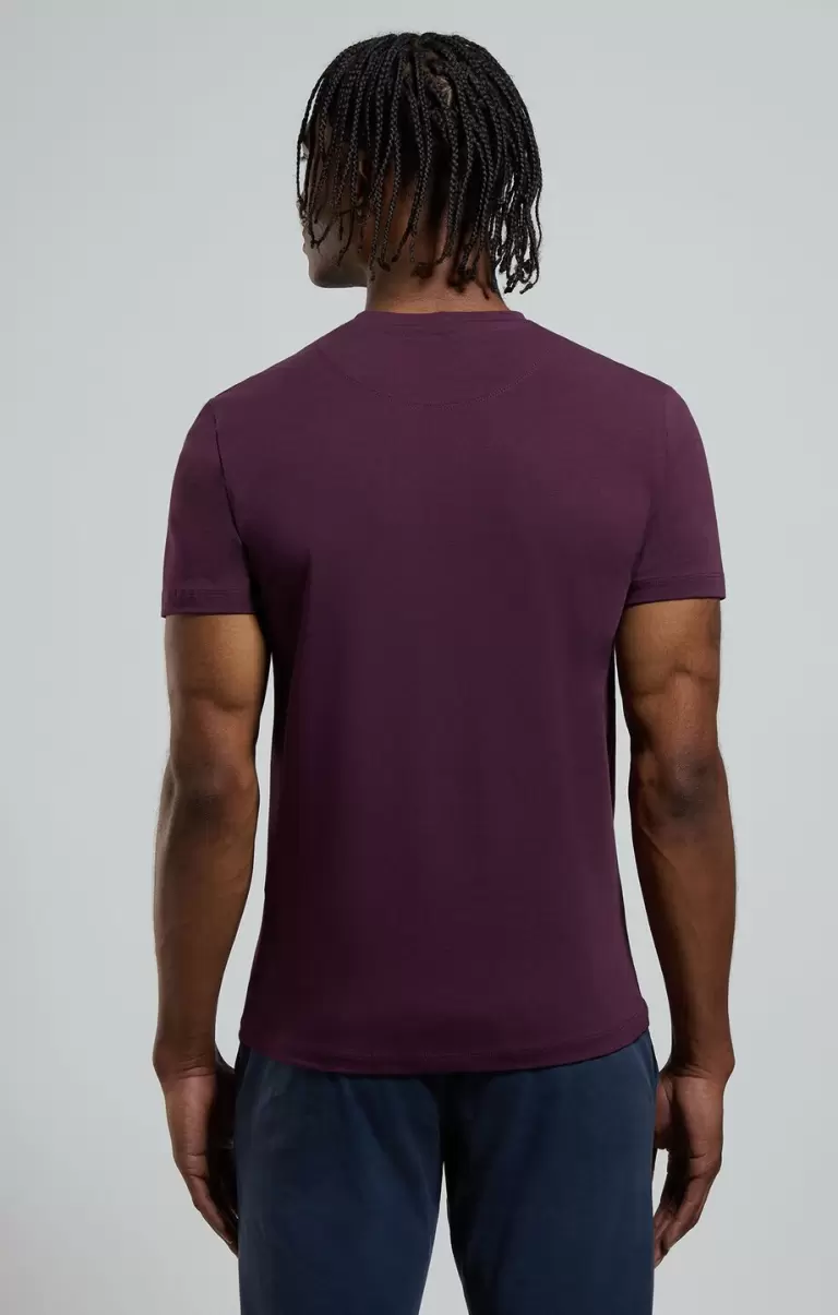 T-Shirts Mann Bikkembergs Potent Purple Soccer Print Men's T-Shirt - 2
