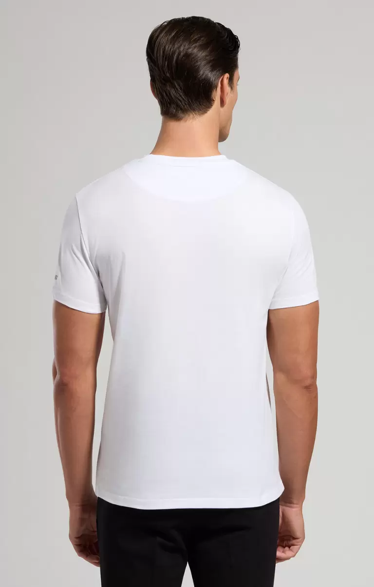 Bikkembergs Men's T-Shirt With Gamer Print White Mann T-Shirts - 2