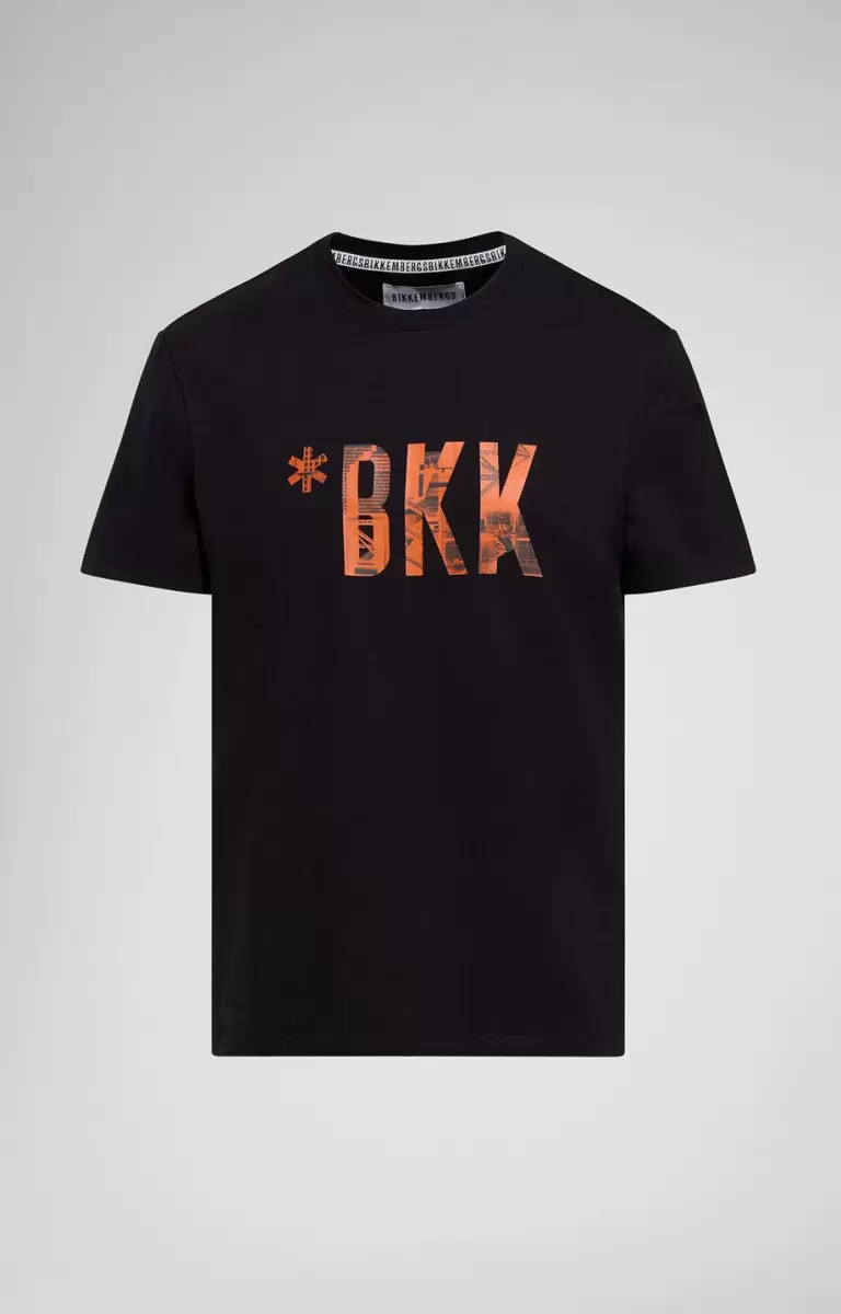 T-Shirts Mann Men's Print T-Shirt Bikkembergs Black - 1