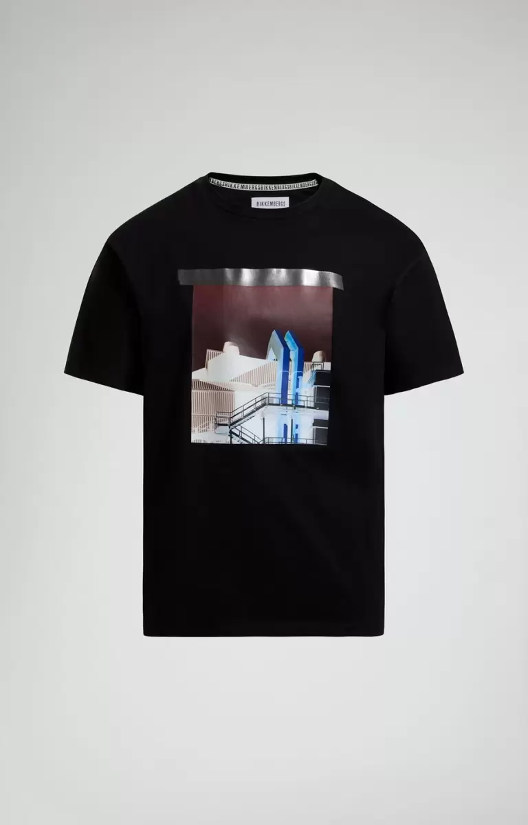 Bikkembergs T-Shirts Mann Men's Print T-Shirt Black - 1
