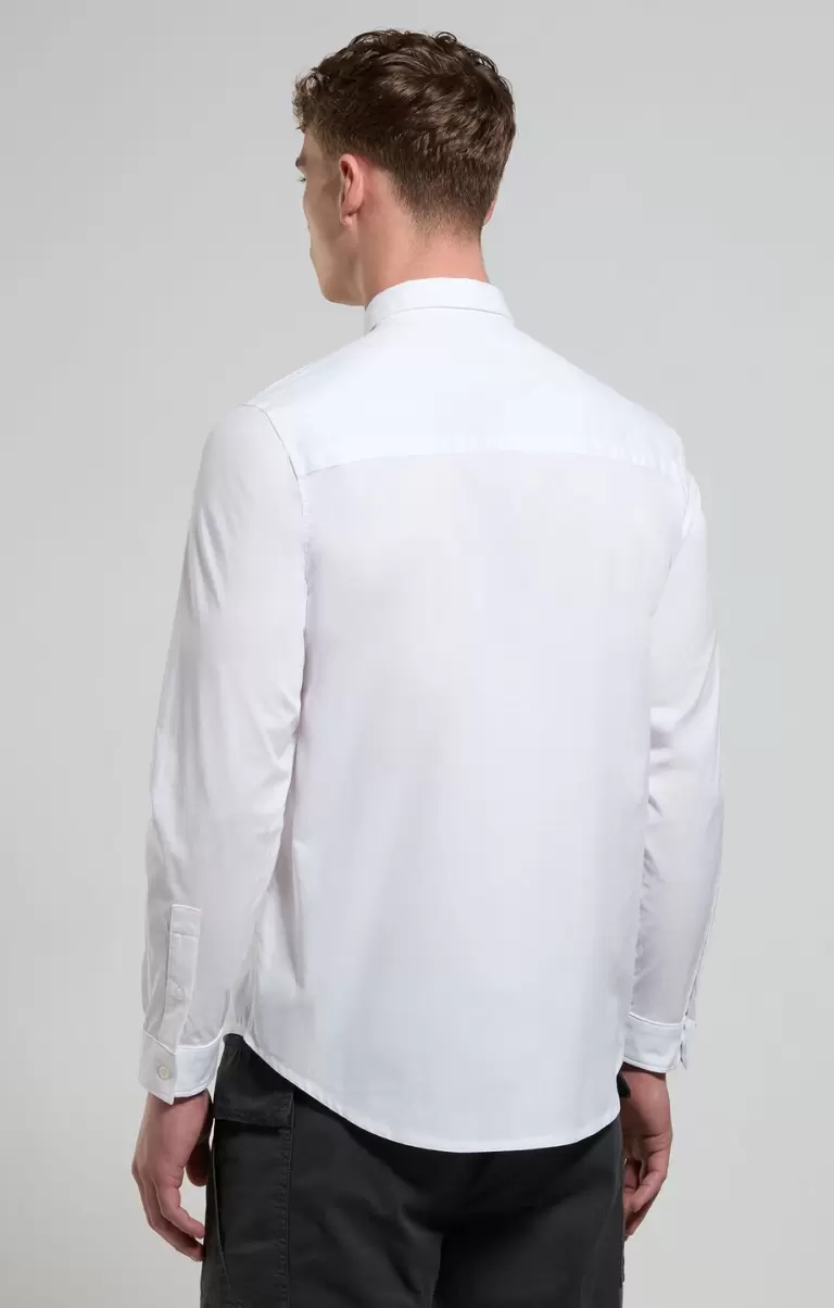 White Mann Hemden Men's Player Shirt Bikkembergs - 2