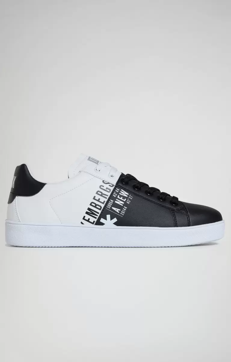 Bikkembergs Mann Black/White Recoba M Color-Block Men's Sneakers Sneakers - 1