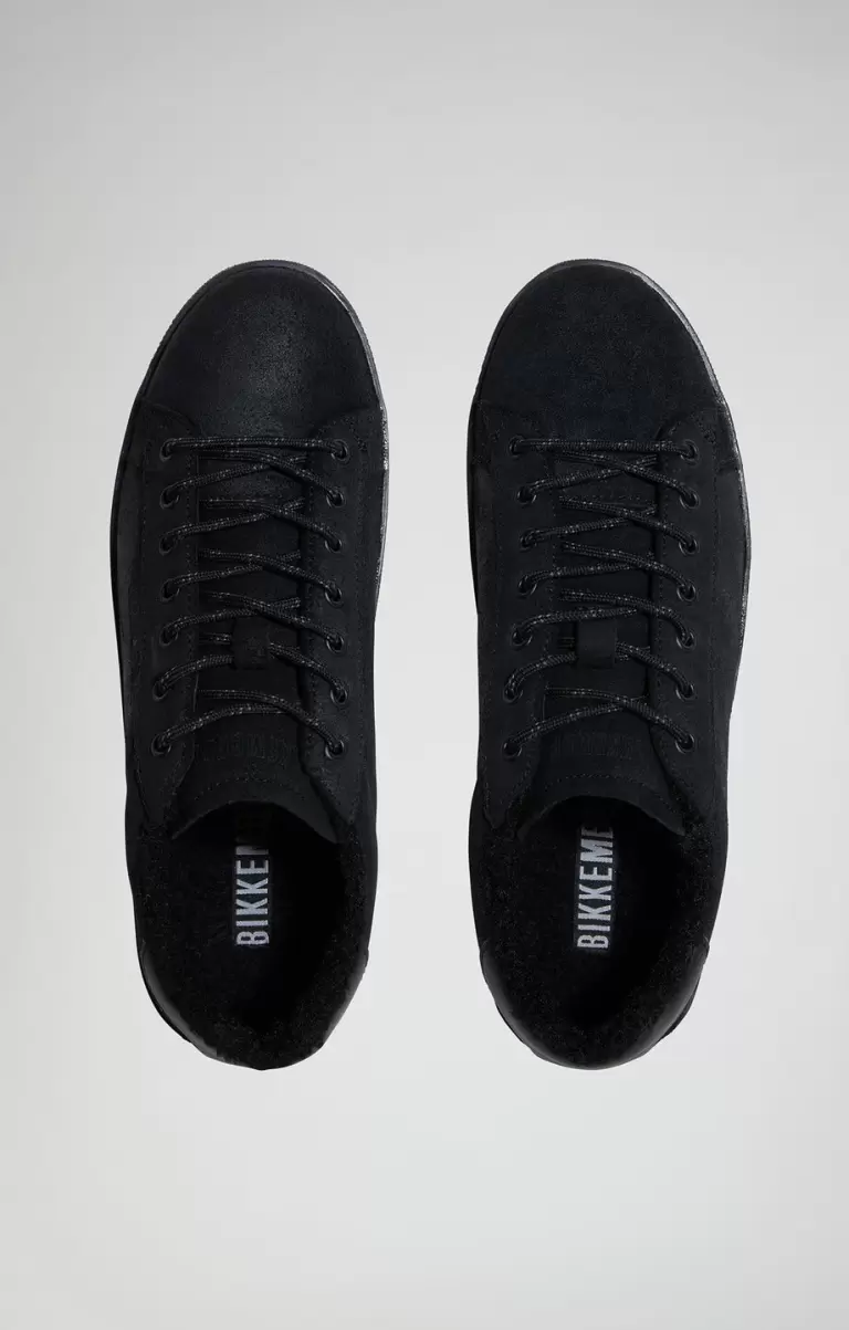 Sneakers Recoba M Men's Sneakers With Eco Fur Bikkembergs Black Mann - 3