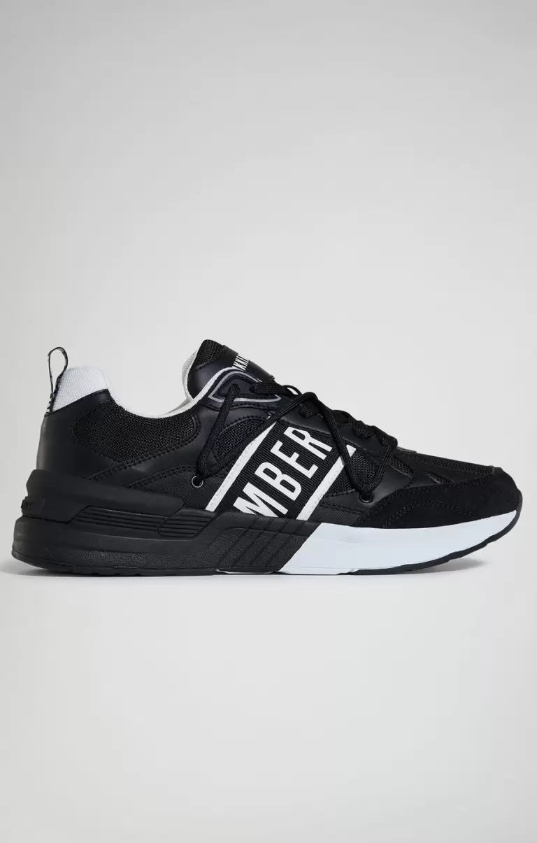 Black/White Bikkembergs Dunga M Men's Sneakers Mann Sneakers - 1