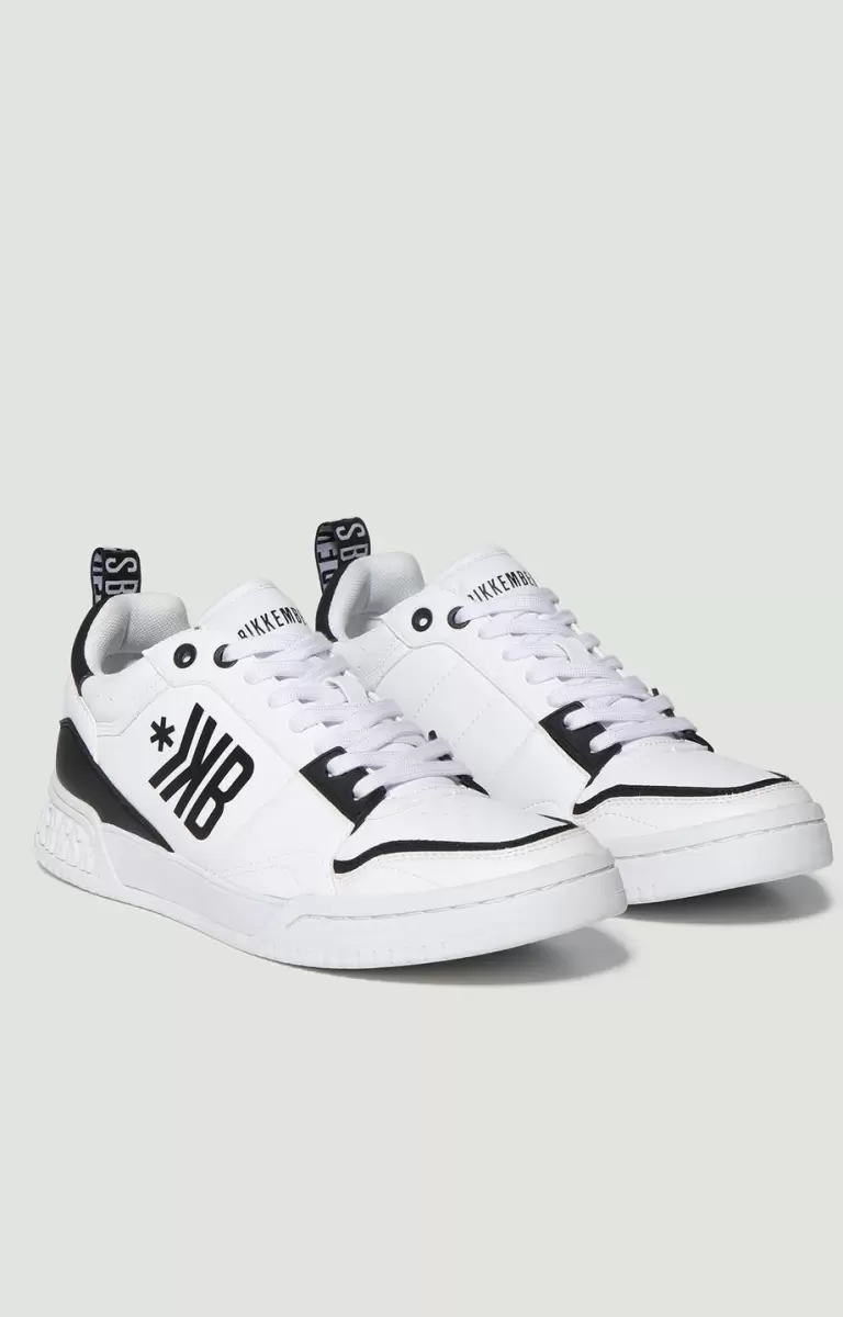 Men's Sneakers - Shaq M Sneakers Mann Bikkembergs White/Black