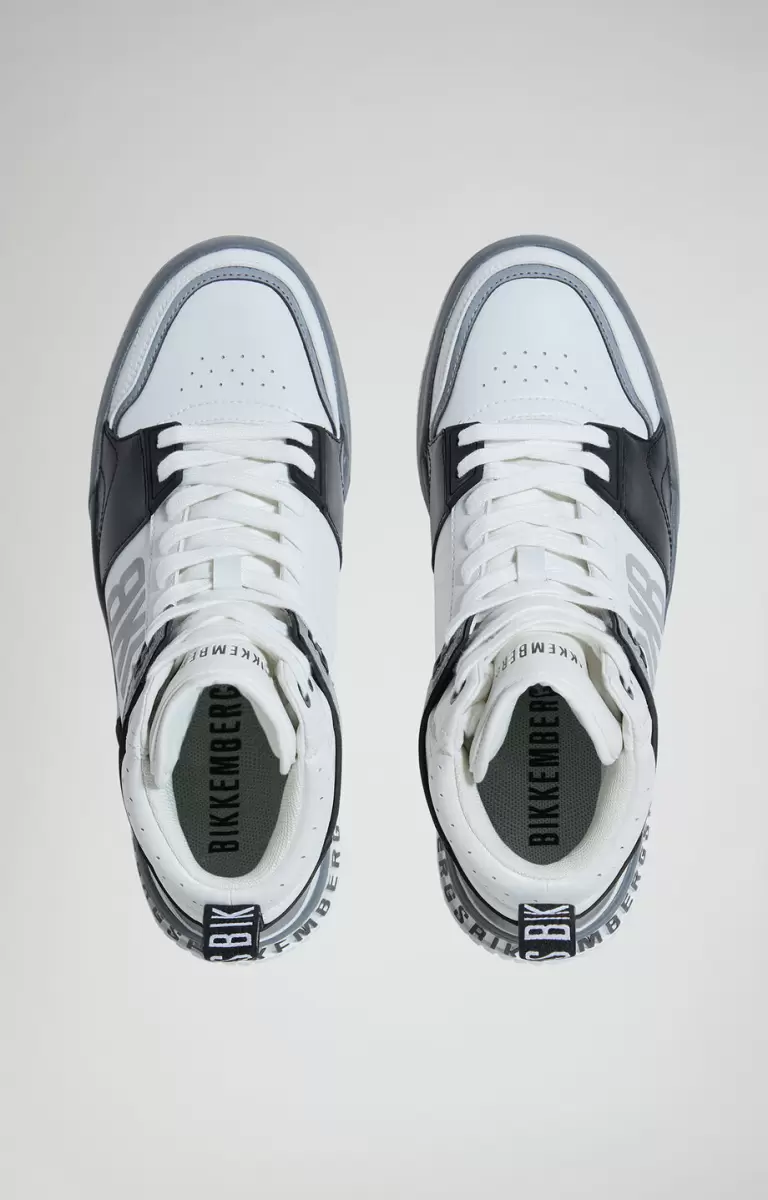 Mann White/Silver/Black Shaq M Holographic Men's Sneakers Sneakers Bikkembergs - 3