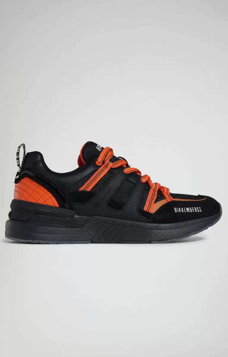 Mann Bikkembergs Sneakers Black/Orange Dunga M Men's Sneakers - 1