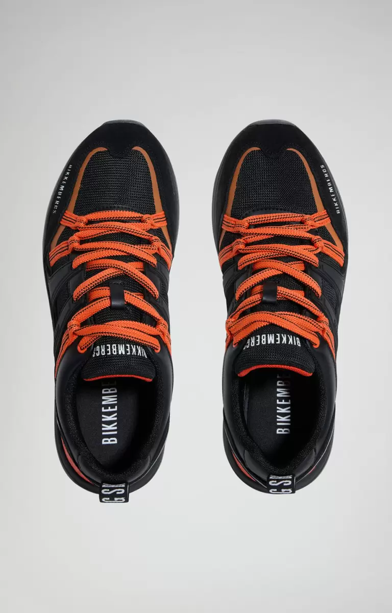 Mann Bikkembergs Sneakers Black/Orange Dunga M Men's Sneakers - 3