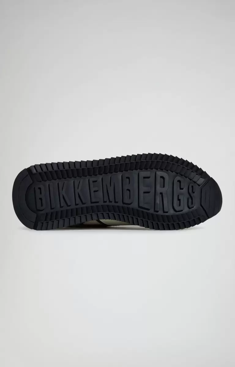 Sneakers Puyol M Men's Sneakers Bikkembergs Mann Stone/Off White/Dark Green - 2