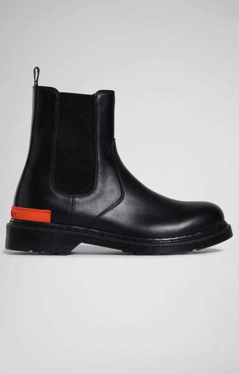 Mann Bikkembergs Black Stiefel Comb Man Ankle Boots - 1