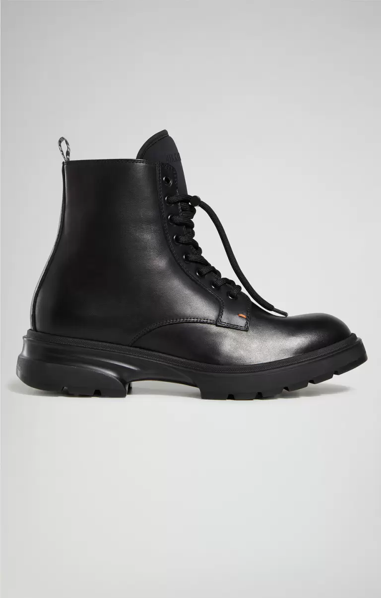 New City Men's Ankle Boots Mann Stiefel Bikkembergs Black - 1