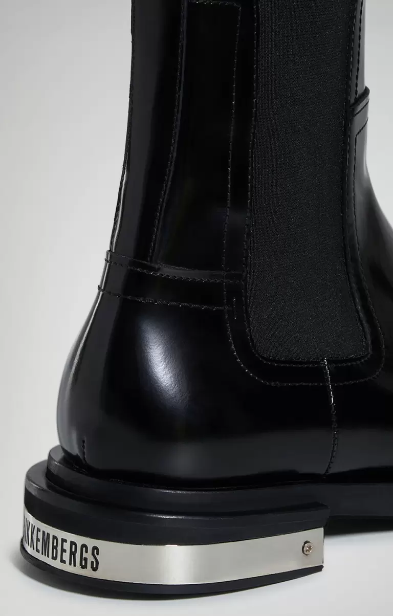 Stiefel Black Mann Bikkembergs Formal Metal Men's Ankle Boots - 3