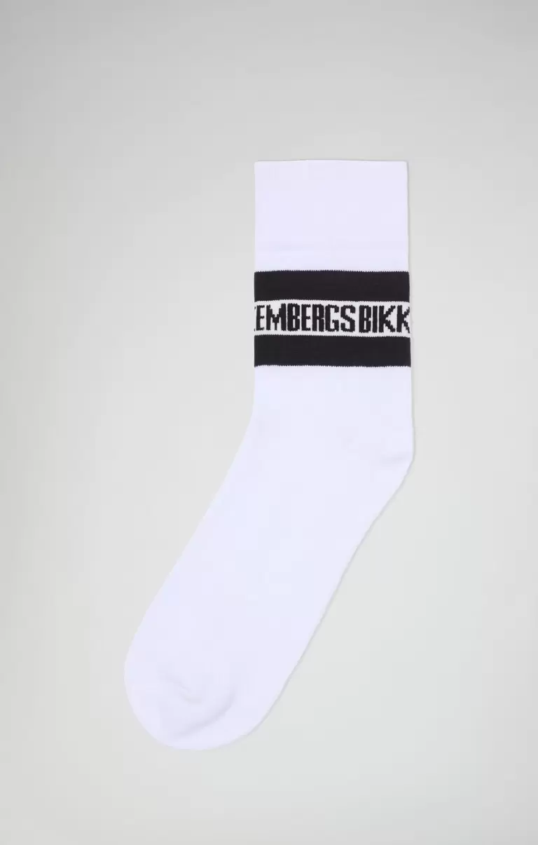 Mann Socken 3-Pack Unisex Athletic Socks - Contrast Band Bikkembergs Multicolor