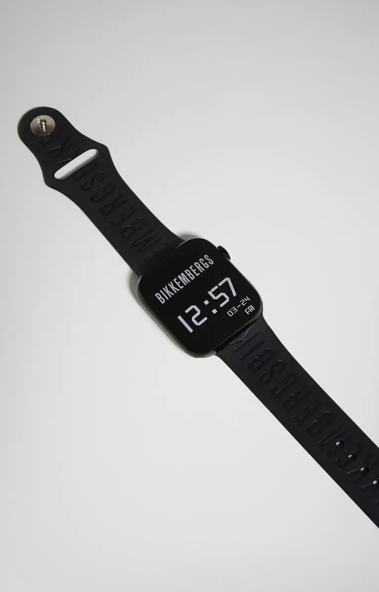 Smartwatch Wireless Charging Uhren Black Mann Bikkembergs - 1
