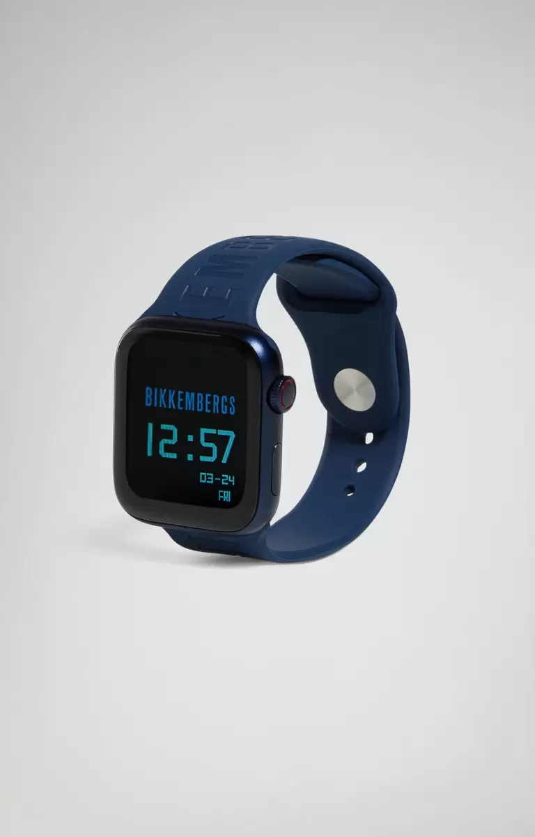 Blue Bikkembergs Smartwatch Wireless Charging Mann Uhren
