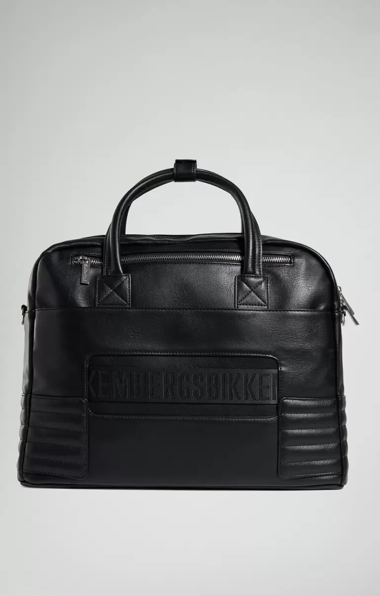Eric Men's Briefcase Taschen Mann Black Bikkembergs - 1