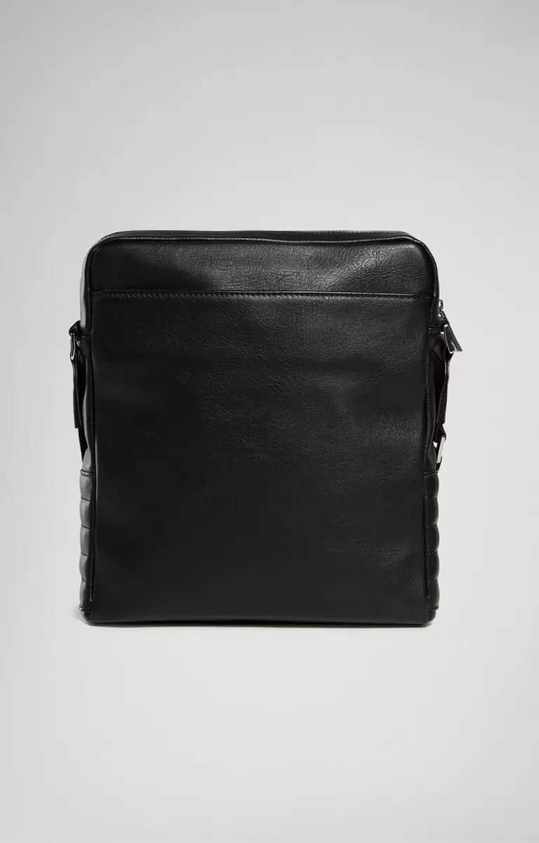 Black Taschen Eric Compact Men's Crossbody Bag Bikkembergs Mann - 1