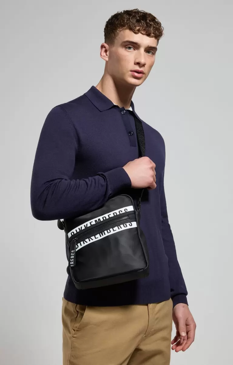 Bikkembergs Black Audrik Men's Crossbody Bag Taschen Mann - 2