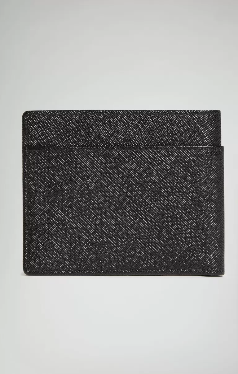 Geldbörsen Men's Wallet In Saffiano Leather Mann Black Bikkembergs - 1