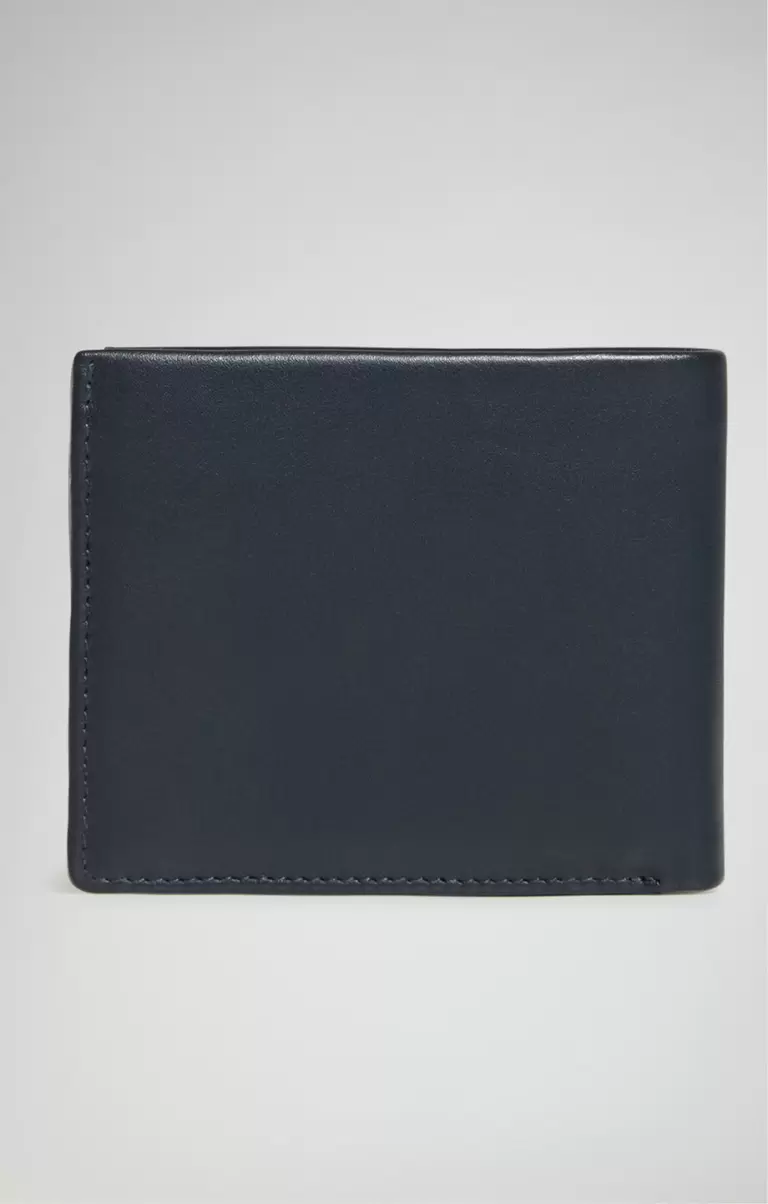 Mann Men's Wallet With Embossed Logo Geldbörsen Bikkembergs Blue - 1