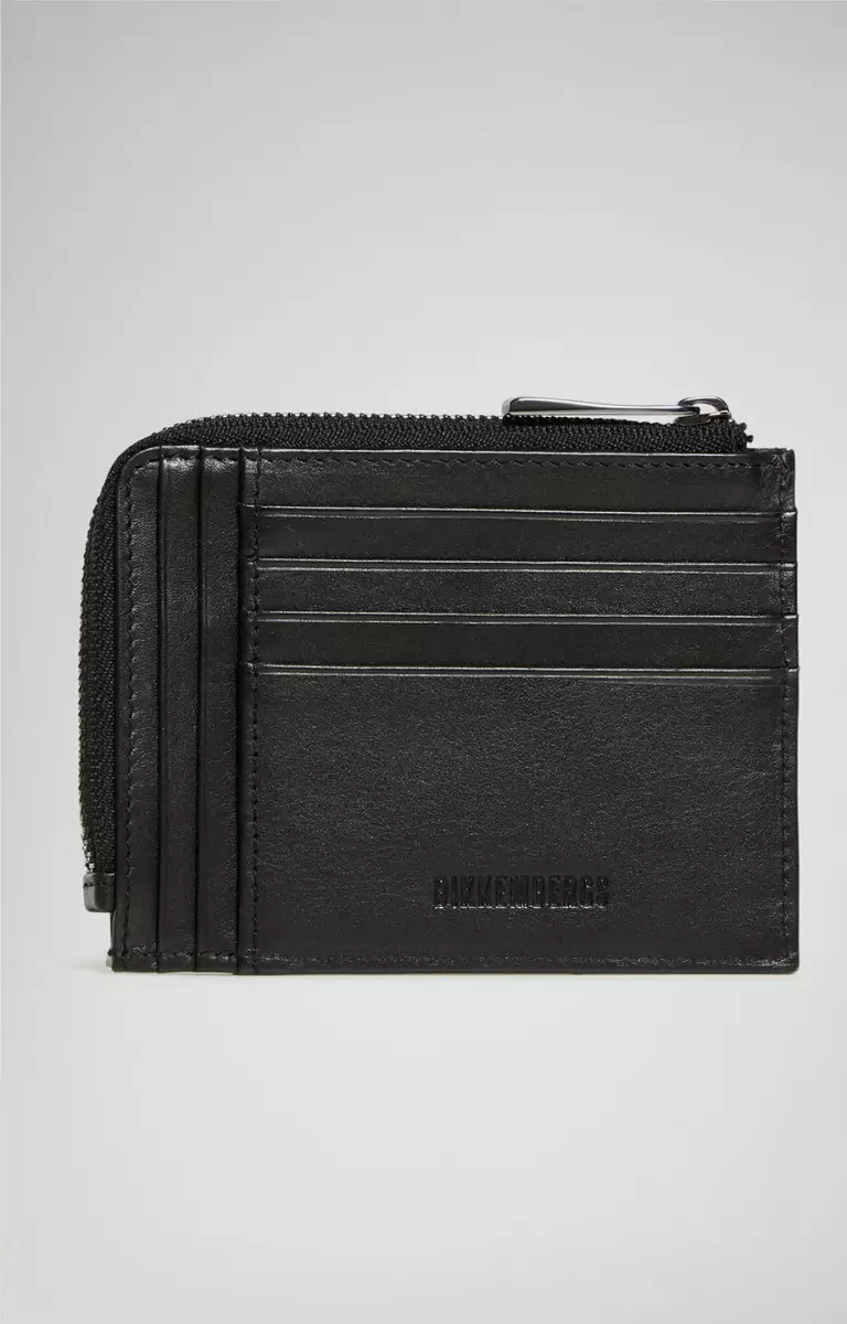 Bikkembergs Geldbörsen Black Mann Compact Men's Wallet - 1