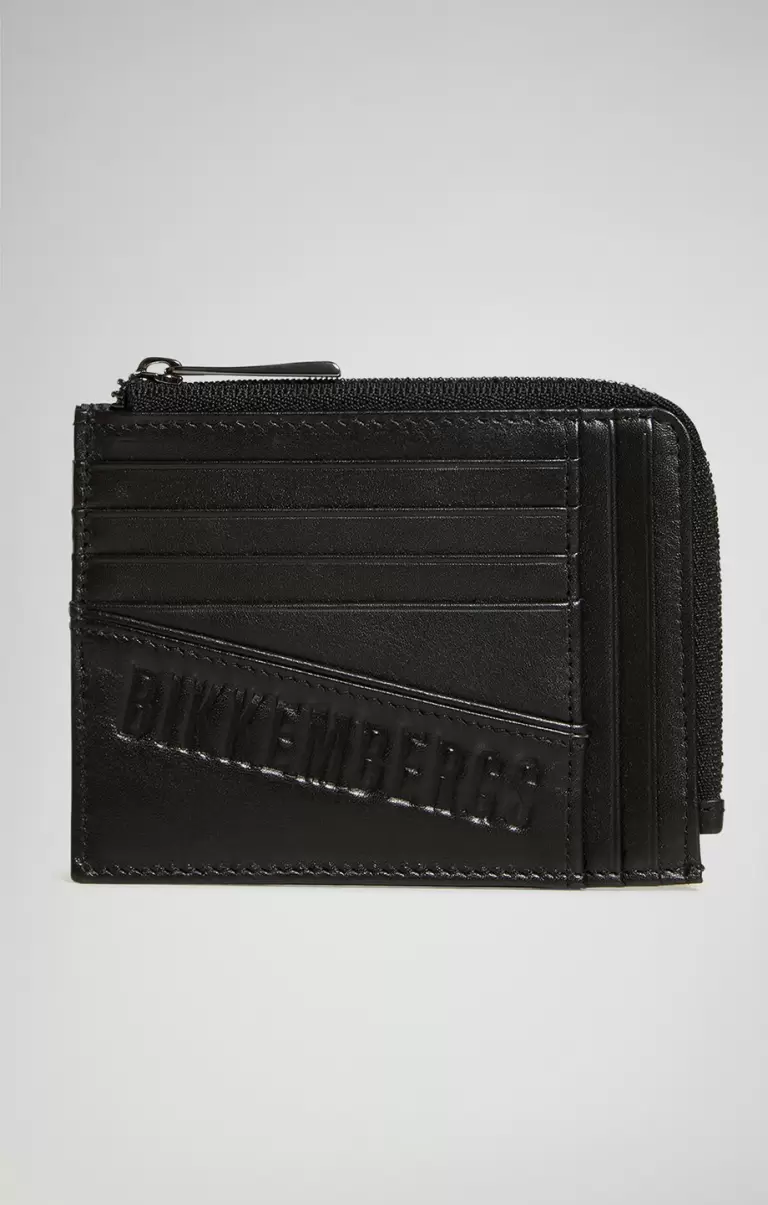 Bikkembergs Geldbörsen Black Mann Compact Men's Wallet