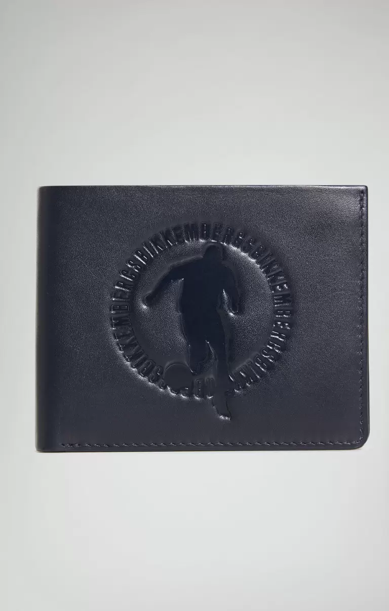 Geldbörsen Blue Bikkembergs Men's Wallet With Embossed Logo Mann