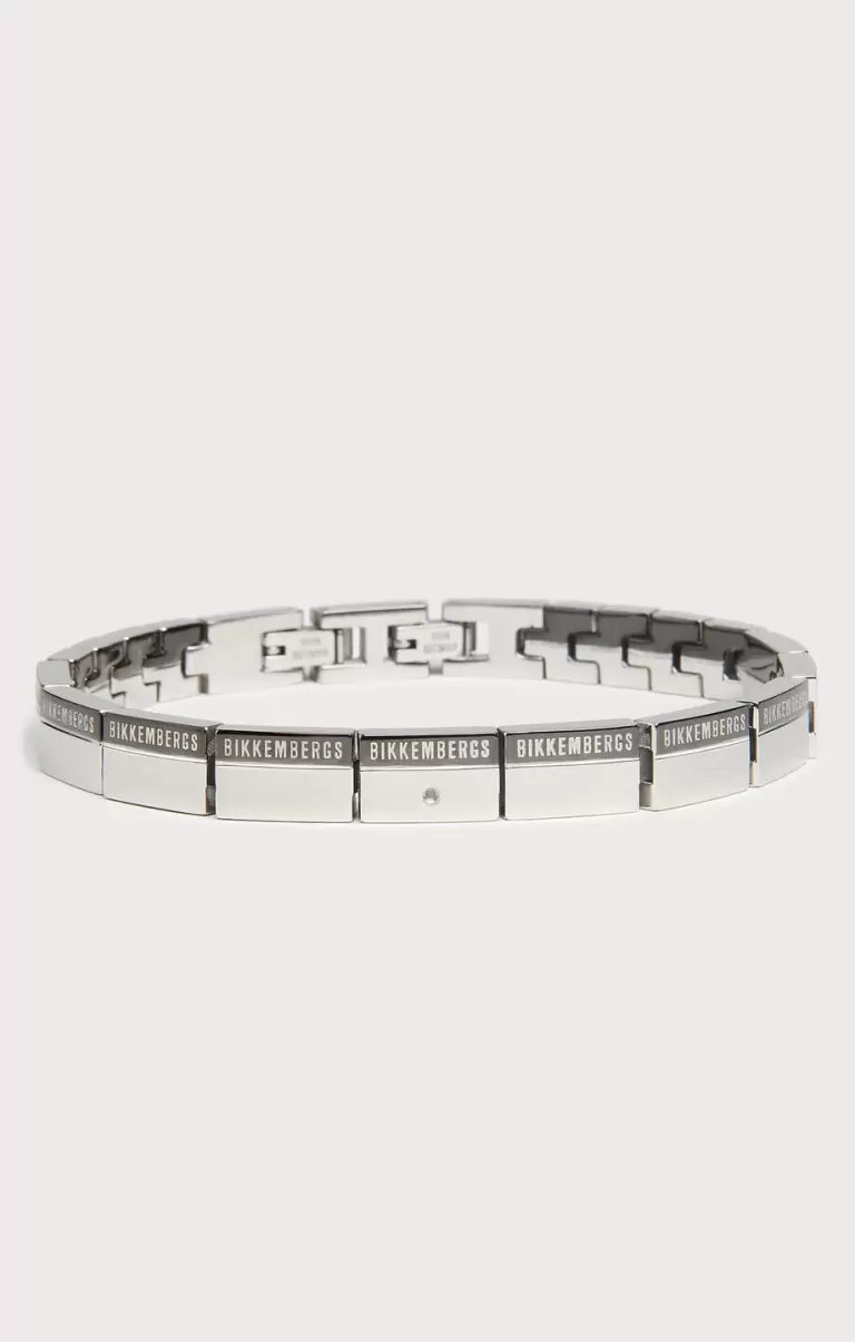Mann 086 Bikkembergs Men's Bracelet With Diamond Schmuck