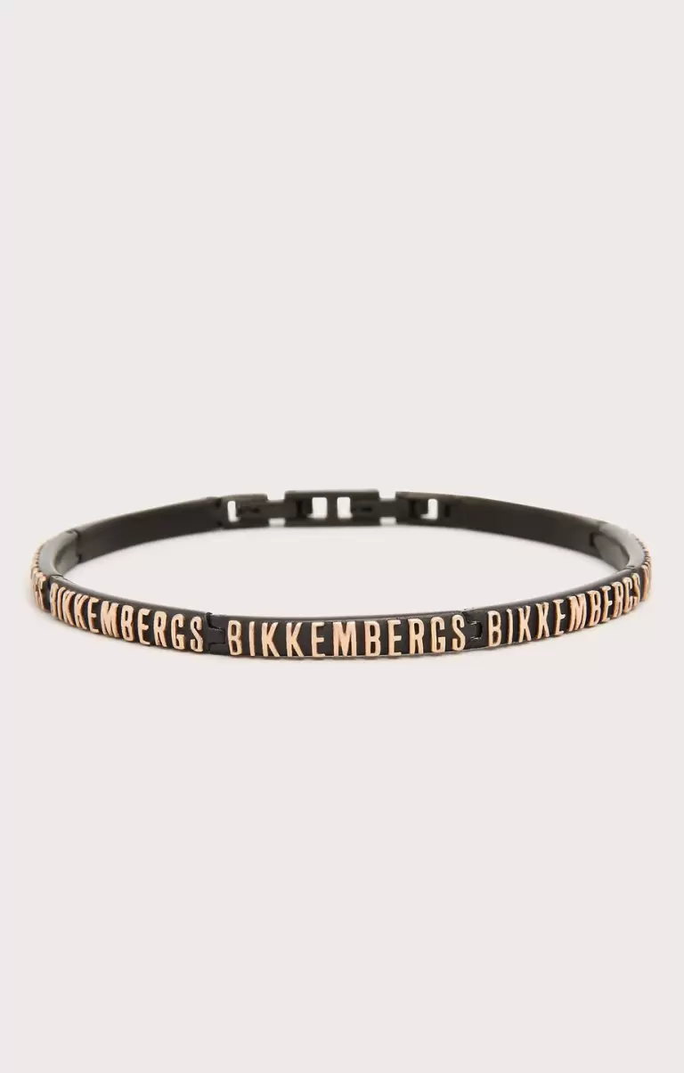 Schmuck 280 Bikkembergs Men's Bracelet With Embossed Lettering Mann