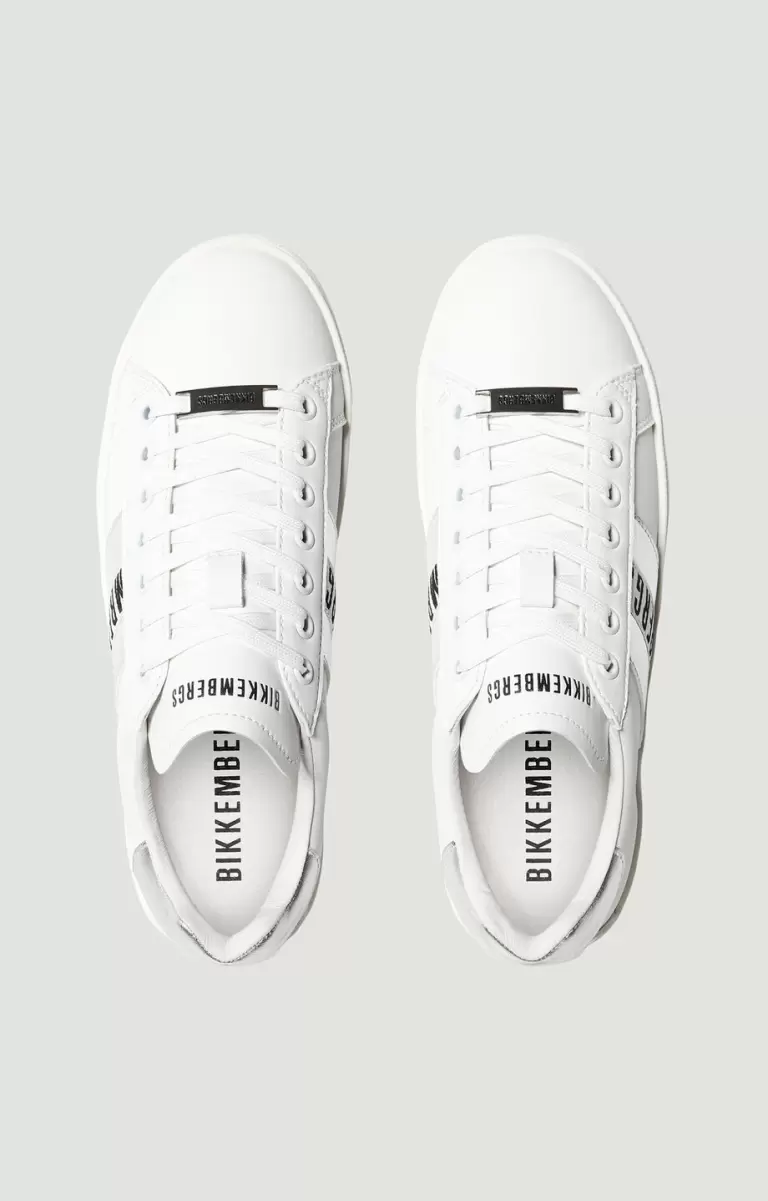 Bikkembergs Sneakers White/Silver Frau Women's Sneakers - Recoba W - 3