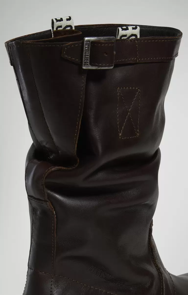 Stiefel Gd Slouchy Women's Ankle Boots Frau Brown Bikkembergs - 3