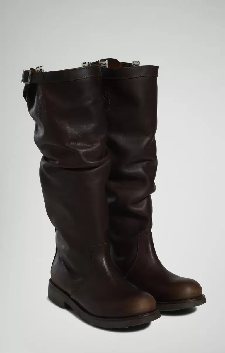 Bikkembergs Frau Gd Slouchy Women's Boots Stiefel Brown