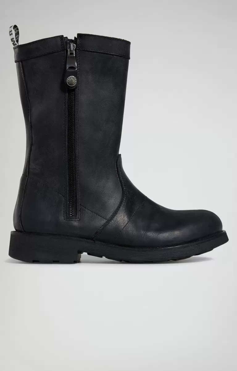 Gd Women's Ankle Boots Frau Bikkembergs Black Stiefel - 1