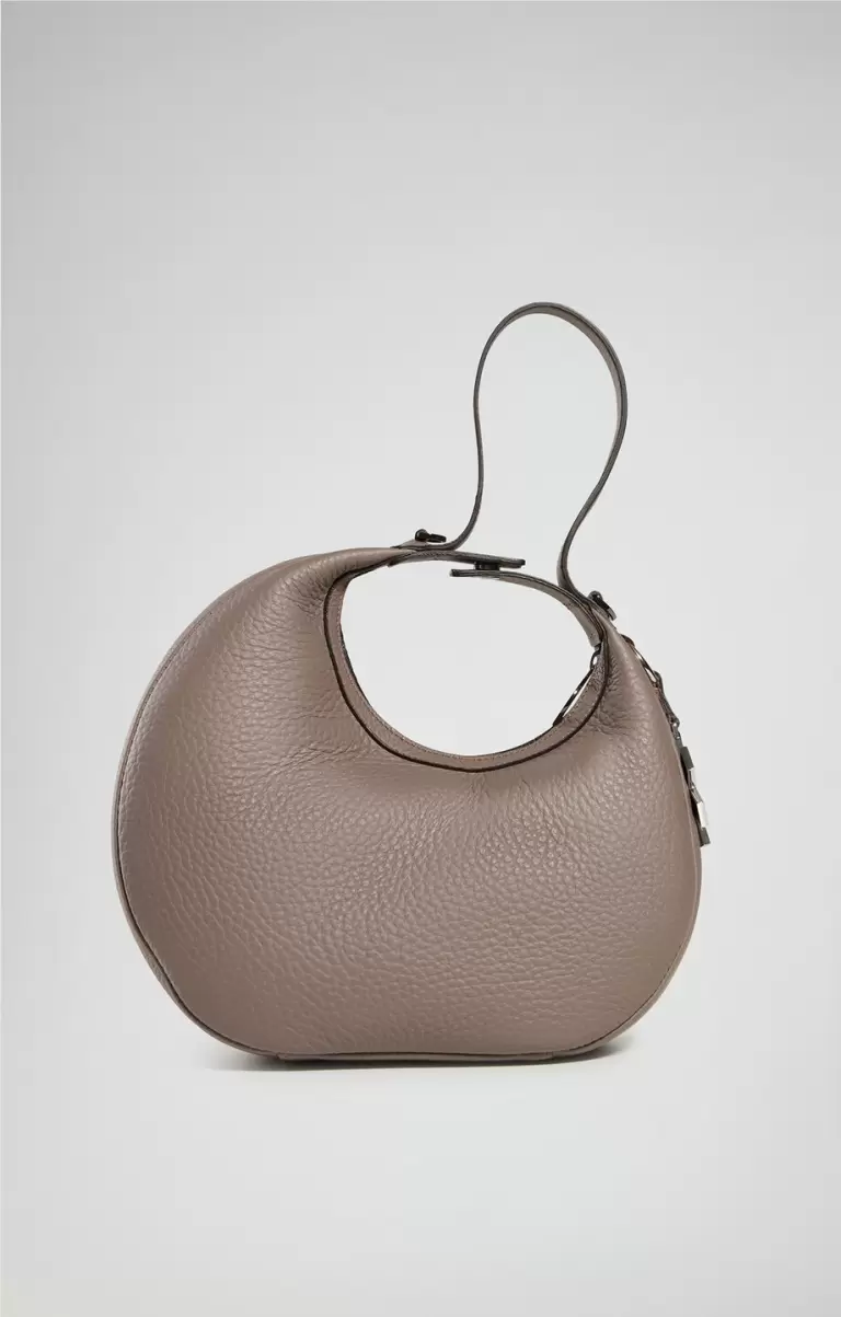 Bikkembergs Taupe Taschen Frau Bkk Star Women's Leather Bag - 1