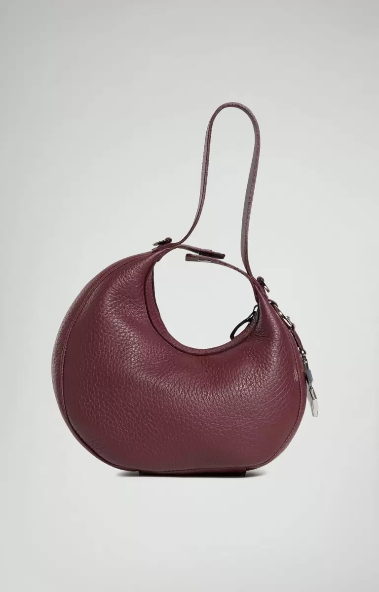 Frau Taschen Burgundi Bikkembergs Bkk Star Women's Leather Mini Bag - 1