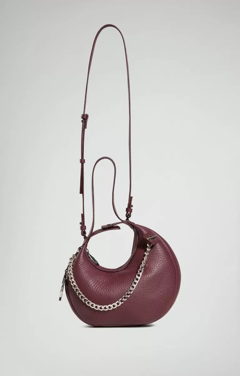 Frau Taschen Burgundi Bikkembergs Bkk Star Women's Leather Mini Bag - 2