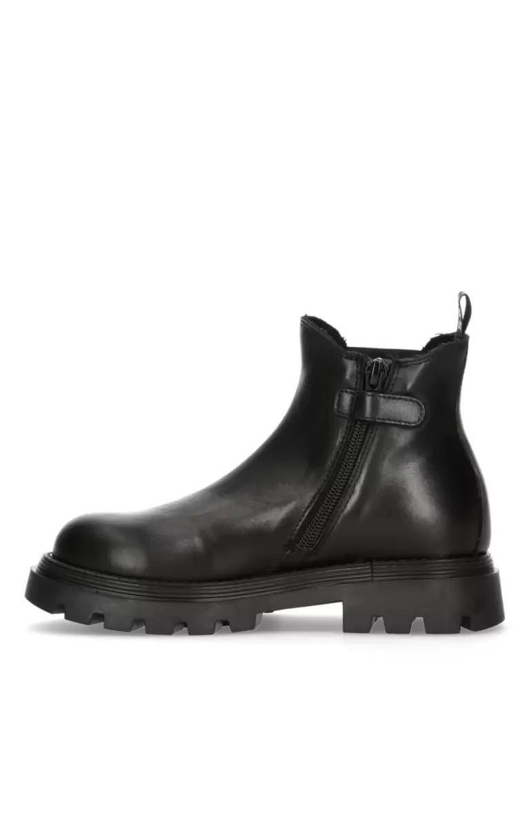 Boy's Boots 3113 Kind Junior Shoes (8-16) Black Bikkembergs - 1