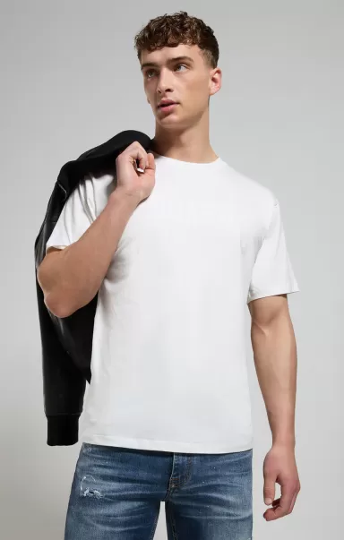 Vanilla Ice T-Shirts Men's T-Shirt With Chain Print Mann Bikkembergs