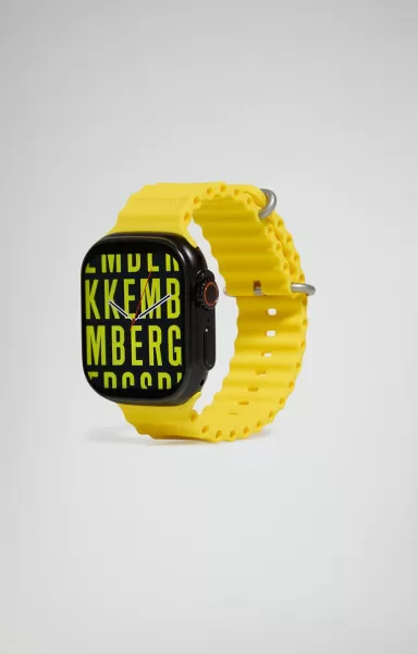 Smartwatch With 180 Sports Functions Uhren Bikkembergs Black/Yellow Mann
