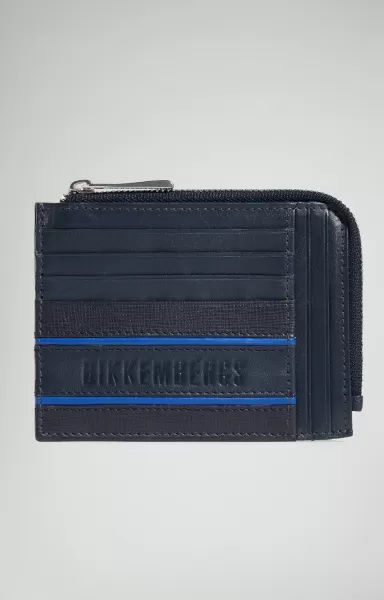 Bikkembergs Blue Geldbörsen Mann Compact Men's Wallet