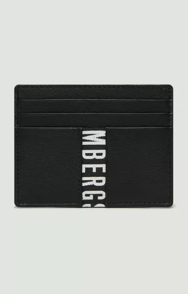 Mann Geldbörsen Men's Leather Card Holder Bikkembergs Black