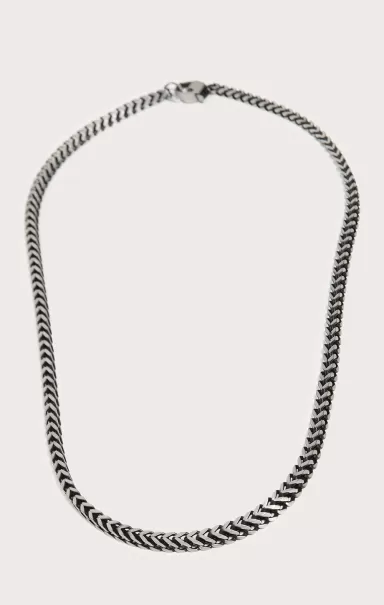 Men's Necklace With Vintage Look And Diamond Bikkembergs 273 Schmuck Mann