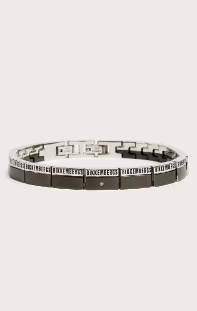 Bikkembergs Men's Bracelet With Diamond 019 Mann Schmuck