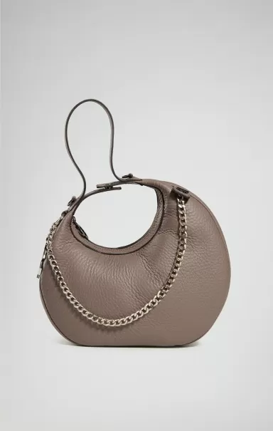 Bikkembergs Taupe Taschen Frau Bkk Star Women's Leather Bag
